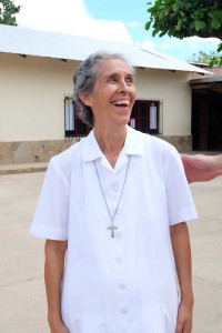 Sister Geraldina at the Montero school in Bolivia