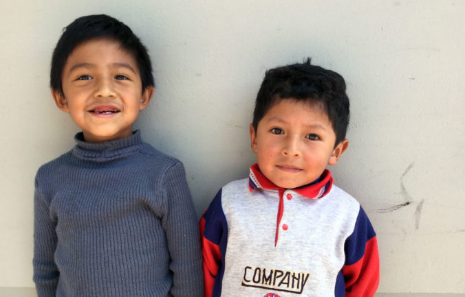 sponsored children in Bolivia