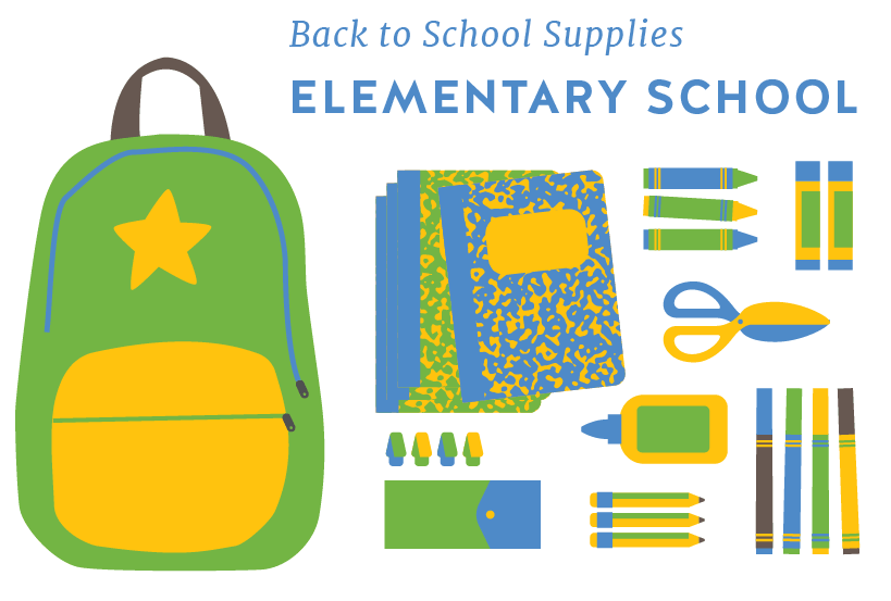 Back to School Supplies for Elementary School