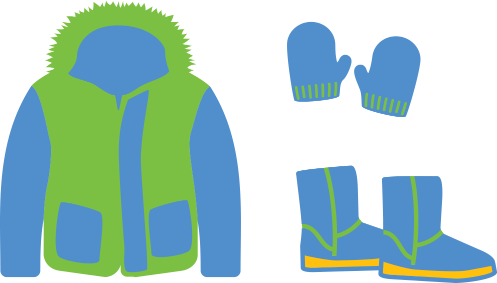 Warm clothing provided for children in need